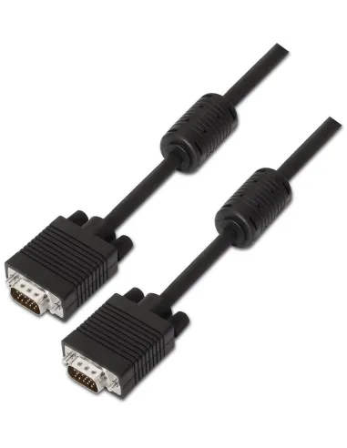 Aisens A113-0074 Cable SVGA VGA Macho a VGA Macho QXGA 10M Negro
