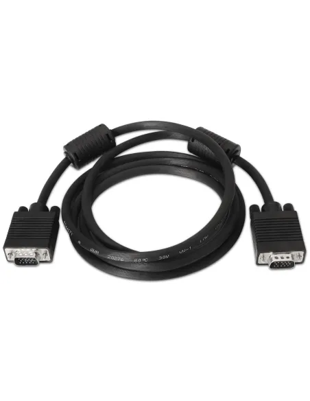 Aisens A113-0071 Cable SVGA VGA Macho a VGA Macho QXGA 1,8 m Negro