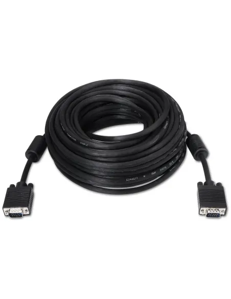 Aisens A113-0076 Cable SVGA VGA Macho a VGA Macho QXGA 20 m Negro