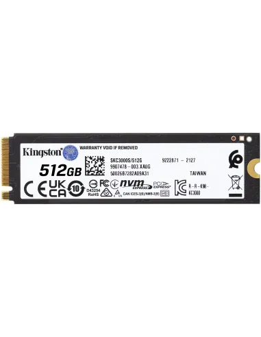 Kingston KC3000 SSD 512GB M.2 PCIe 4.0 NVMe