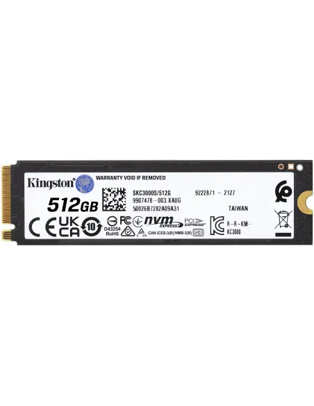 Kingston KC3000 SSD 512GB M.2 PCIe 4.0 NVMe