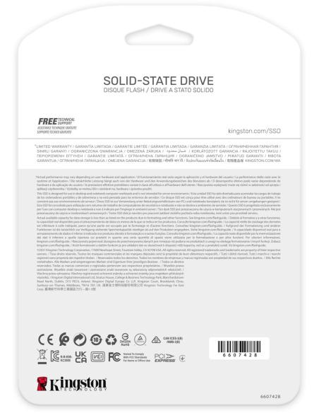 Kingston KC3000 SSD 512GB M.2 PCIe 4.0 NVMe