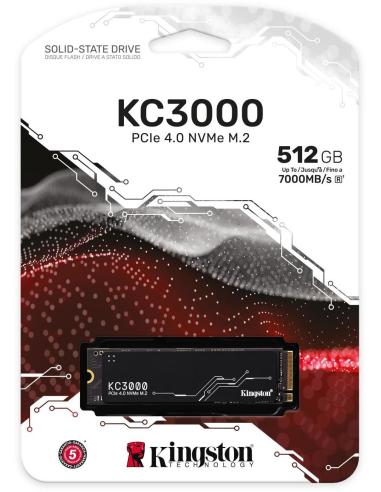 Kingston KC3000 SSD 512GB M.2 PCIe 4.0 NVMe
