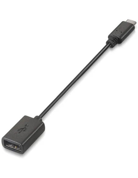 Aisens A107-0059 Cable USB USB-A a USB-C 15 cm Negro