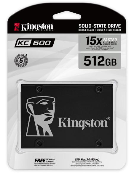 Kingston KC600 SSD 2.5" 512GB SATA3