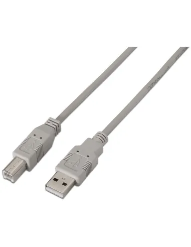 Aisens A101-0001 Cable USB 2.0 para Impresora USB-A a USB-B 1M Beige