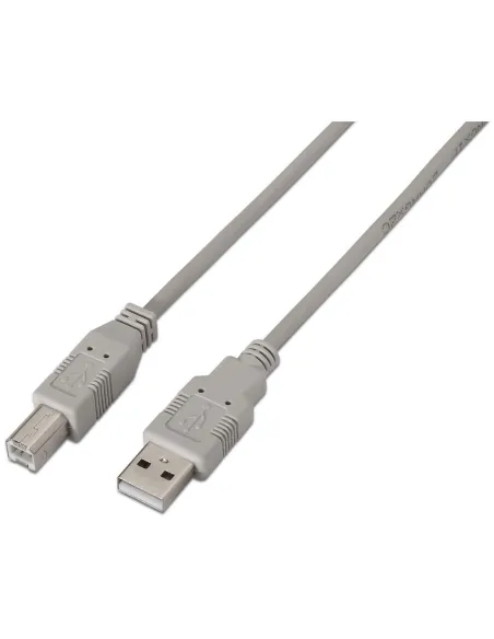 Aisens A101-0001 Cable USB 2.0 para Impresora USB-A a USB-B 1M Beige