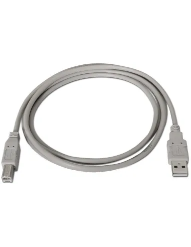 Aisens A101-0001 Cable USB 2.0 para Impresora USB-A a USB-B 1M Beige