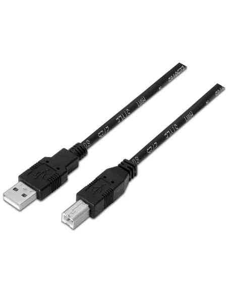 Aisens A101-0005 Cable USB para Impresora USB-A a USB-B 1 m Negro