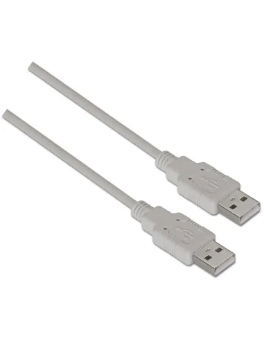 Aisens A101-0021 Cable USB 2.0 USB-A Macho a USB-A Macho 1M Beige