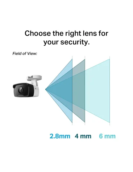 TP-Link VIGI C320I Cámara de Videovigilancia de Exterior Tipo Bullet IP67 6mm 2MP Blanca