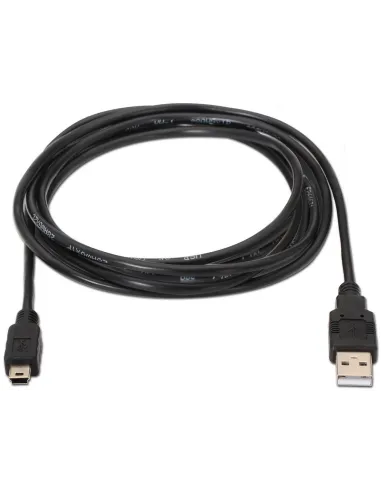 Aisens A101-0024 Cable USB 2.0 USB-A Macho a mini USB-B 1M Negro