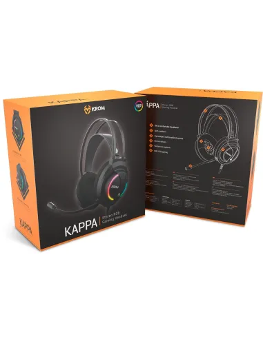 Krom Kappa Auriculares Gaming RGB para PC