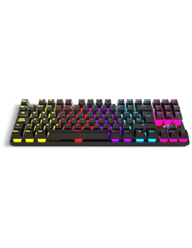 Krom Kasic TKL Rainbow Teclado Gaming Negro