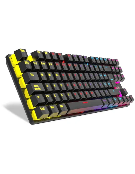 Krom Kasic TKL Rainbow Teclado Gaming Negro