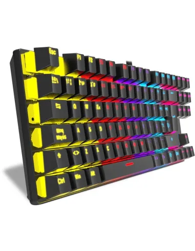 Krom Kasic TKL Rainbow Teclado Gaming Negro