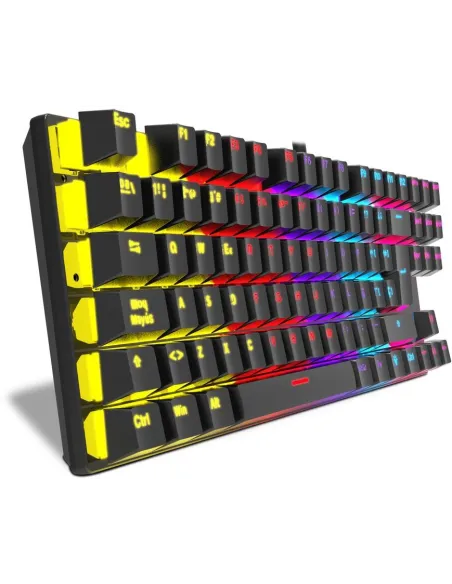 Krom Kasic TKL Rainbow Teclado Gaming Negro