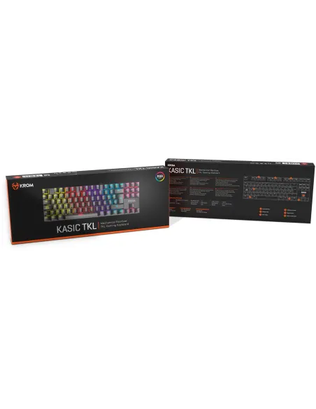 Krom Kasic TKL Rainbow Teclado Gaming Negro