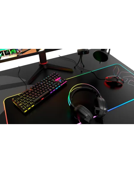 Krom Kasic TKL Rainbow Teclado Gaming Negro