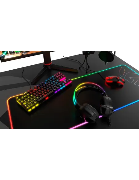 Krom Kasic TKL Rainbow Teclado Gaming Negro