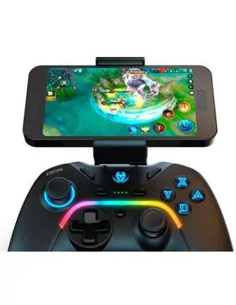 Krom Kayros RGB Mando Inalámbrico para PC/Switch/Android