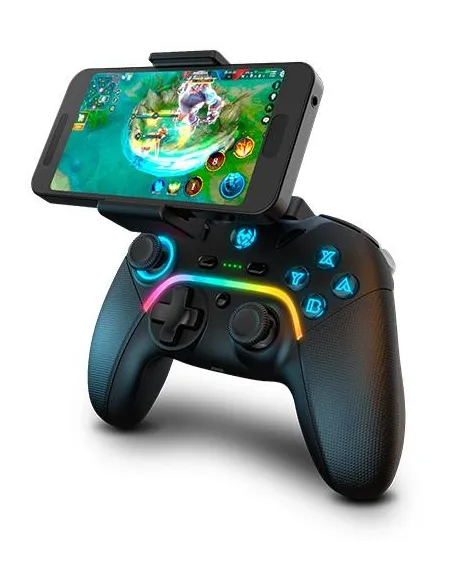 Krom Kayros RGB Mando Inalámbrico para PC/Switch/Android