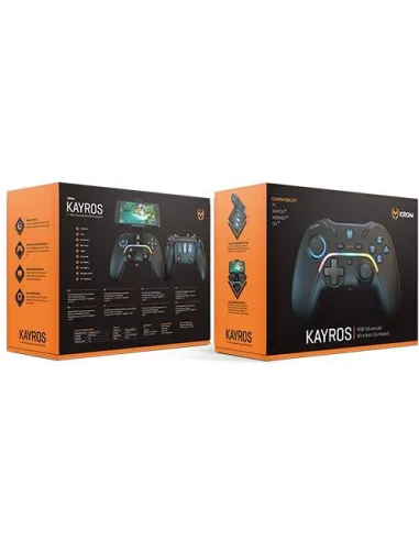 Krom Kayros RGB Mando Inalámbrico para PC/Switch/Android