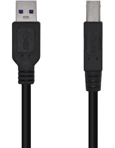 Aisens A105-0444 Cable para Impresoras USB 3.2 GEN 1 (3.1 GEN 1) USB-A a USB-B 2M Negro
