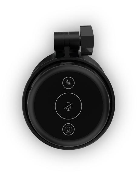 KROM KAZE Micrófono Rgb Negro