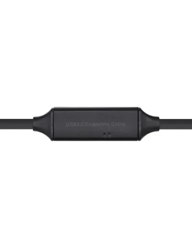 Aisens A105-0409 Cable Prolongador con Alimentación USB 3.2 Gen 1 (3.1 GEN 1) USB-A Macho  a USB-A Hembra 15M Negro