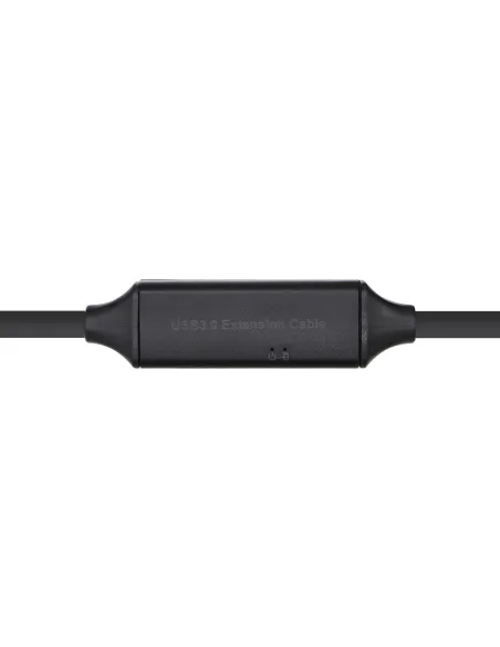 Aisens A105-0409 Cable Prolongador con Alimentación USB 3.2 Gen 1 (3.1 GEN 1) USB-A Macho  a USB-A Hembra 15M Negro