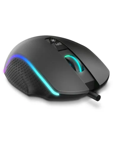 Krom Keos Ratón Gaming RGB 6400DPI Negro