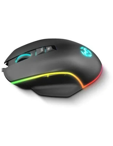Krom Keos Ratón Gaming RGB 6400DPI Negro