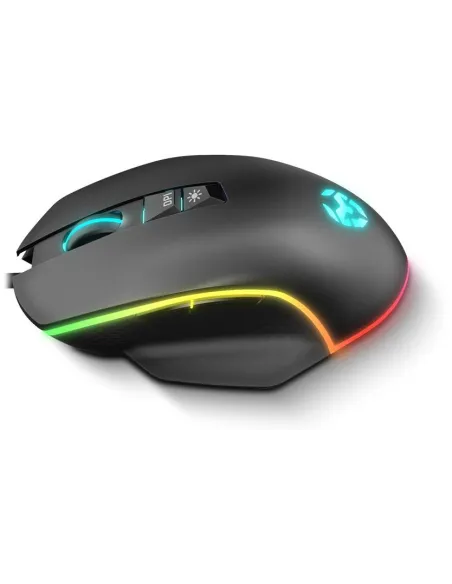 Krom Keos Ratón Gaming RGB 6400DPI Negro