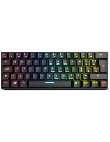 Krom Kluster Teclado Mini Mecánico RGB USB/Bluetooth Switch Outemu Red