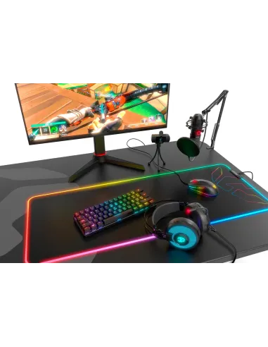 Krom Kluster Teclado Mini Mecánico RGB USB/Bluetooth Switch Outemu Red