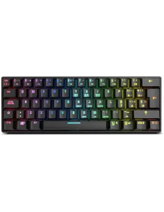 Krom Kluster Teclado Mini Mecánico RGB USB/Bluetooth Switch Outemu Red-FTRTUS0461