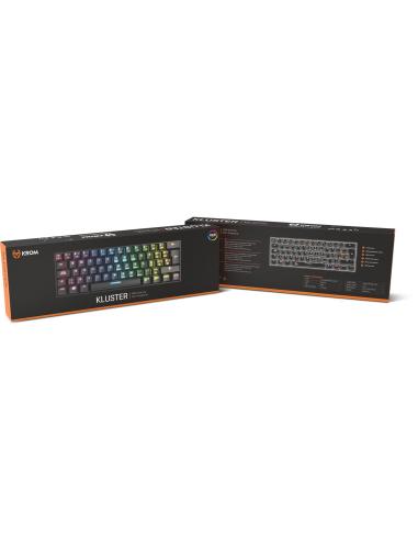 Krom Kluster Teclado Mini Mecánico RGB USB/Bluetooth Switch Outemu Red
