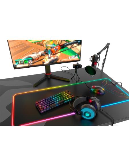 Krom Kluster Teclado Mini Mecánico RGB USB/Bluetooth Switch Outemu Red
