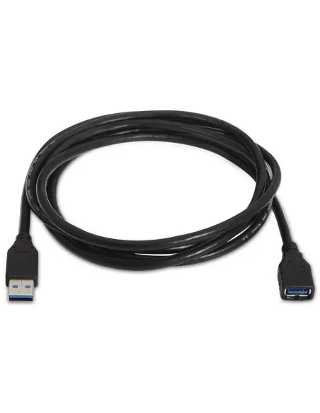 Aisens A105-0042 Cable de Extensión USB-A Macho a USB-A Hembra 2M Negro