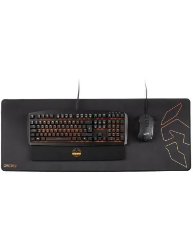 Krom Knout XL Alfombrilla Gaming Negra