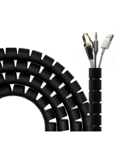 Aisens A151-0604 Organizador de Cable en Espiral 2M Negro-CABL54910