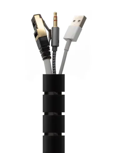 Aisens A151-0604 Organizador de Cable en Espiral 2M Negro