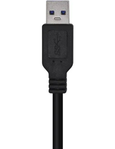 Aisens A105-0448 Cable USB USB 3.2 Gen 1 (3.1 Gen 1) USB-A a USB-A 3 m Negro