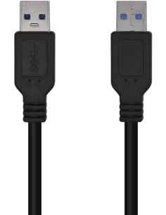 Aisens A105-0447 Cable USB 3.2 Gen 1 (3.1 Gen 1) USB-A Macho a USB-A Macho 2M Negro-CABL52803