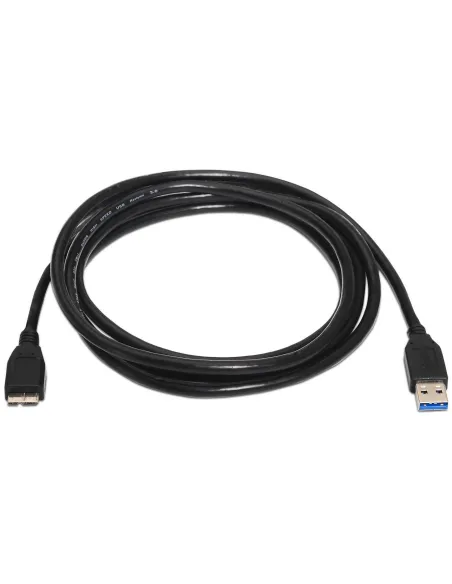 Aisens A105-0044 Cable USB 3.2 Gen 1 (3.1 Gen 1) USB-A a micro USB-B 2M Negro