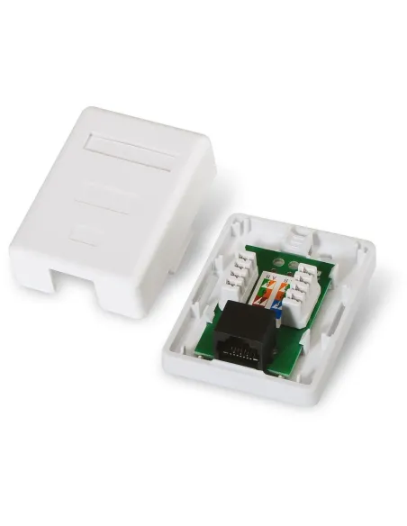Aisens A139-0301 Roseta de Red RJ45 Cat6 UTP 1 Toma Blanco