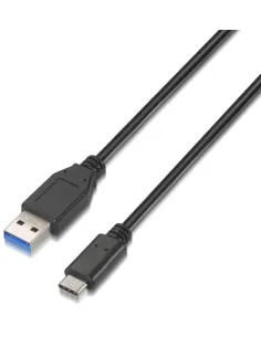 Aisens A107-0060 Cable USB-C Macho a USB-A Macho 1M Negro-CABL49690