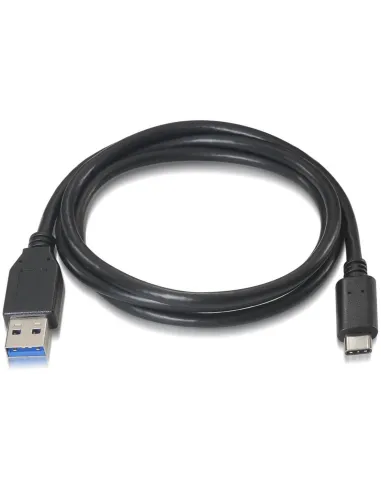 Aisens A107-0060 Cable USB-C Macho a USB-A Macho 1M Negro