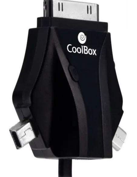 Coolbox ACD301 Cable USB-A a micro-USB/mini-USB/iPhone